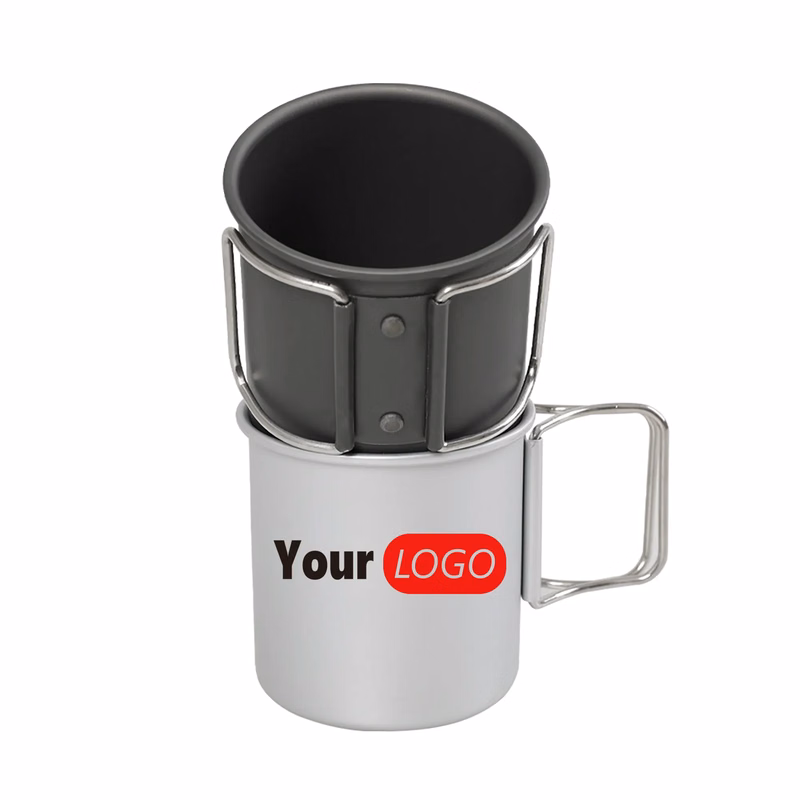 Camping Mug With Foldable Handle