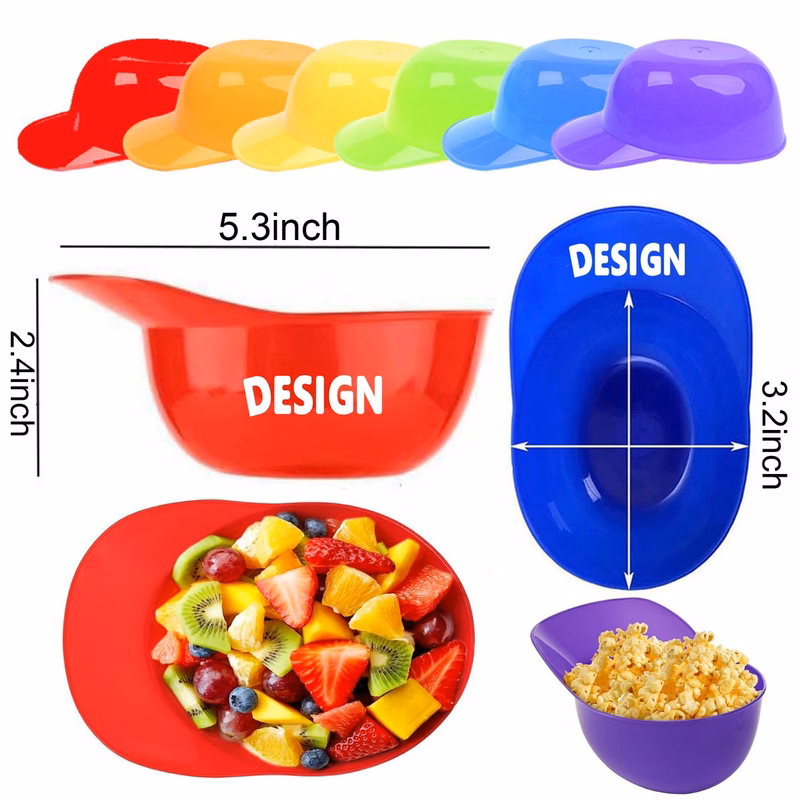 Baseball Helmet Ice Cream Bowls