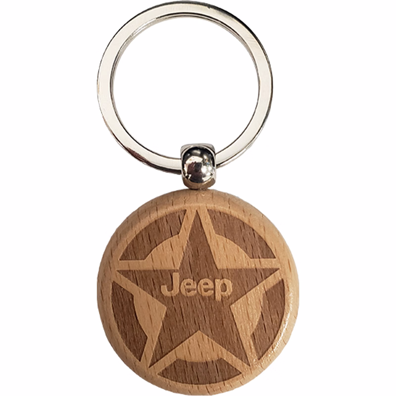 Wood Keychains - Circle