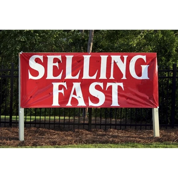 Digital Printed 2 Sided 18 oz Vinyl Banner 6-10 sq/ft 1