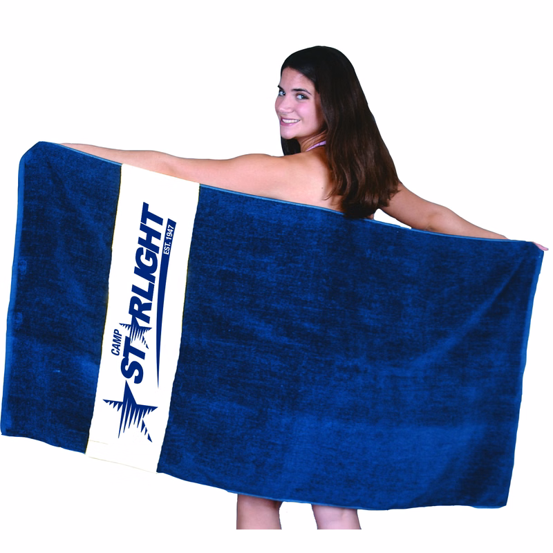 Classic Rugby Stripe Beach/Bath Towel