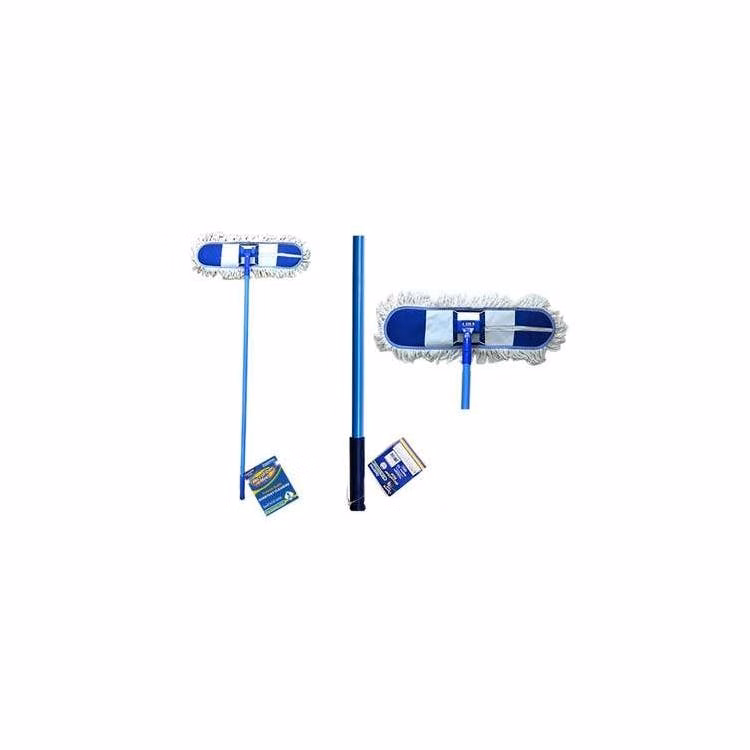 Dust Mops with Metal Handles Blue