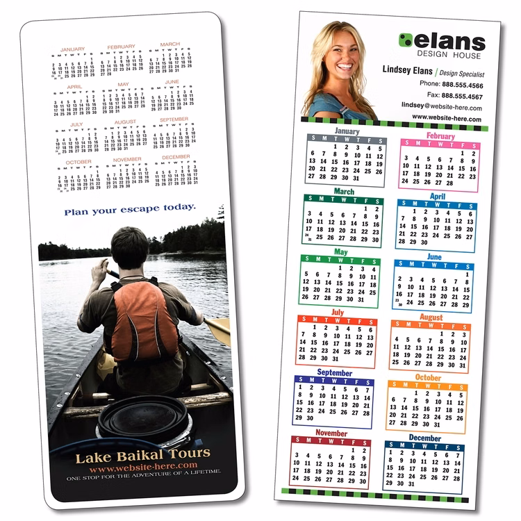 Laminated Plastic Card - 3.5x8.5 - 30 pt.