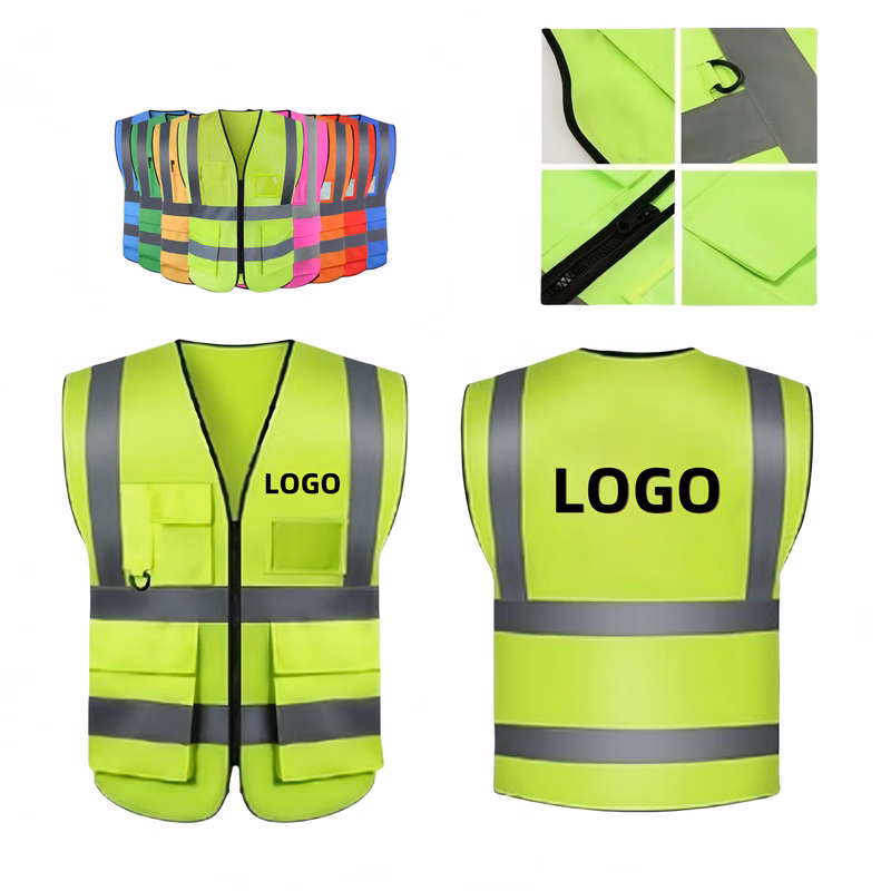 Safety Reflective Vest With Pocket