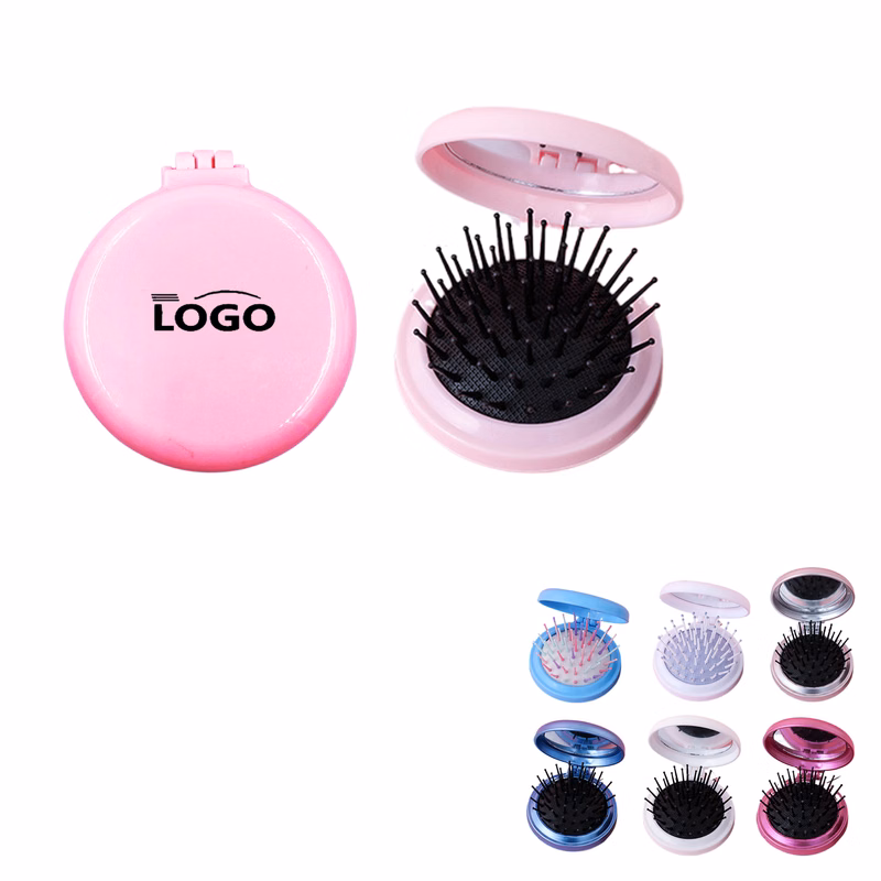 Compact Folding Comb With Mirror