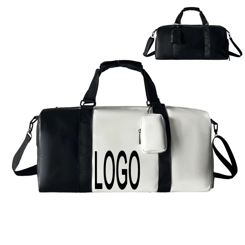 PU Travel Sports Duffel Bag & Yoga Gym Weekender Handbag 1
