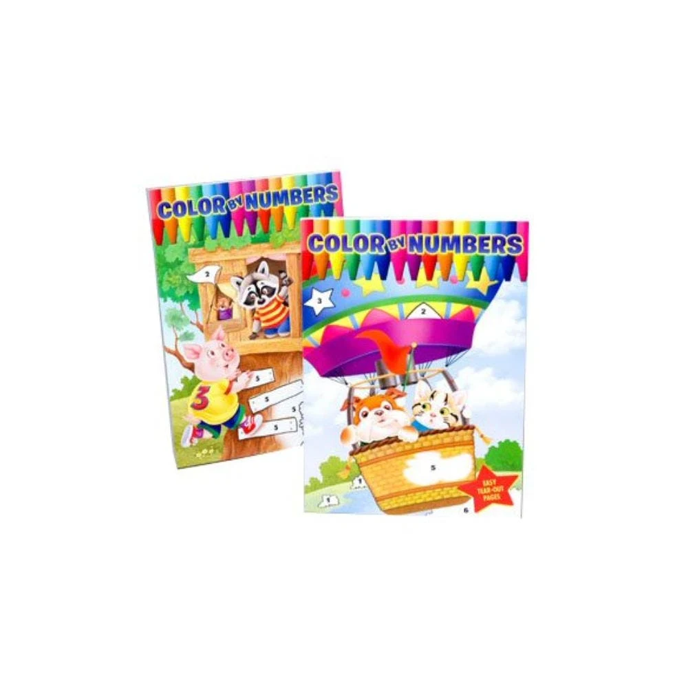 Color By Number Books Two Assorted - 96 Pages 1