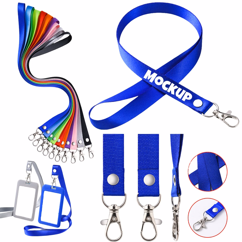 Assorted Color ID Holder Neck Lanyard