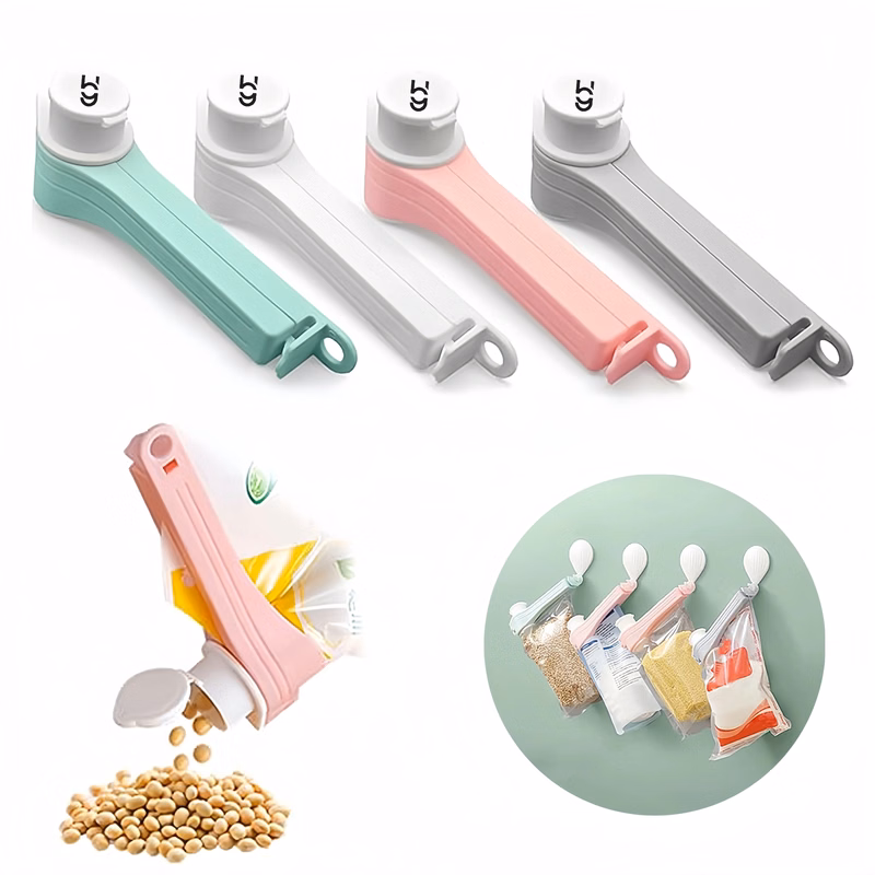 Food Seal Clip With Lid Kitchen Storage Organizer Kit