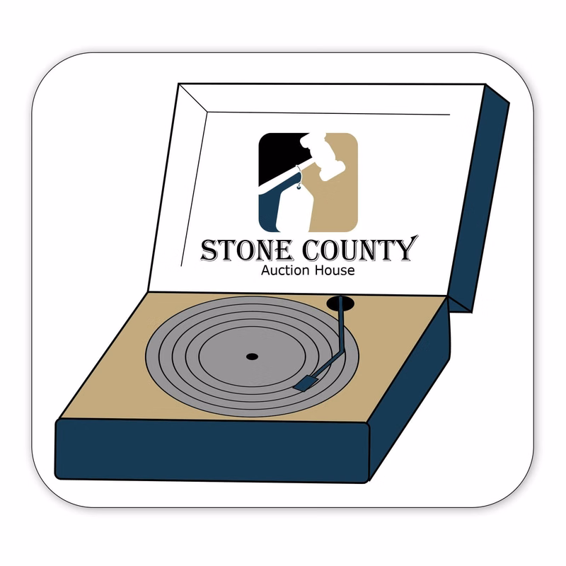 Record Player Shaped NoteKeeper™ Magnet 35 Mil