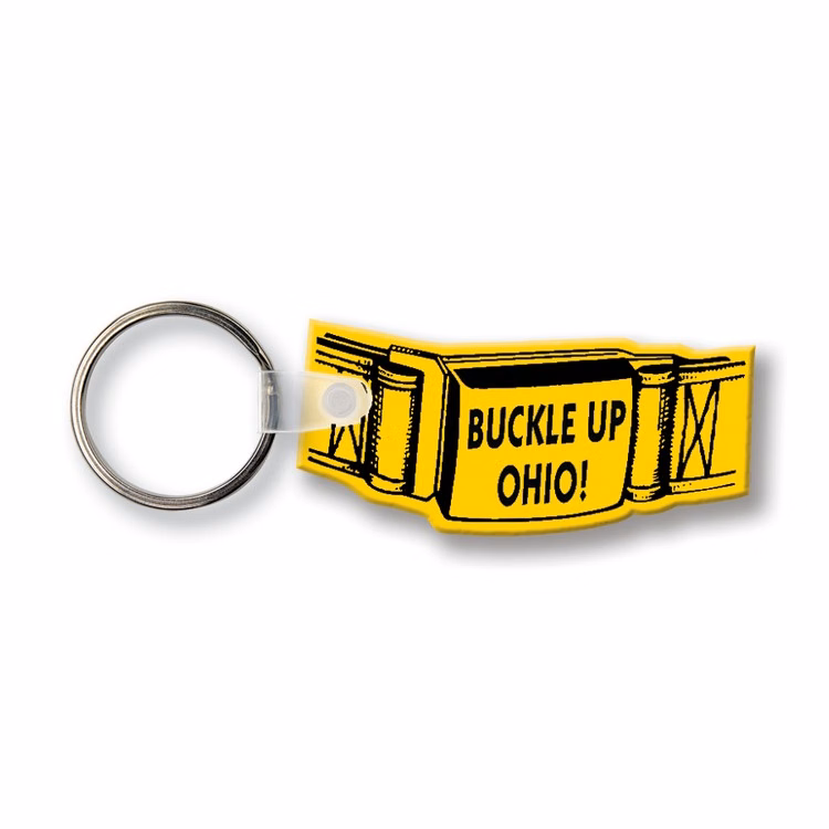 Safety Belt Key Tag (Spot Color)