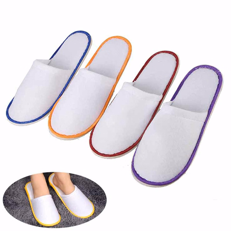 " 5 Star Hotel Travel Soft Slippers"