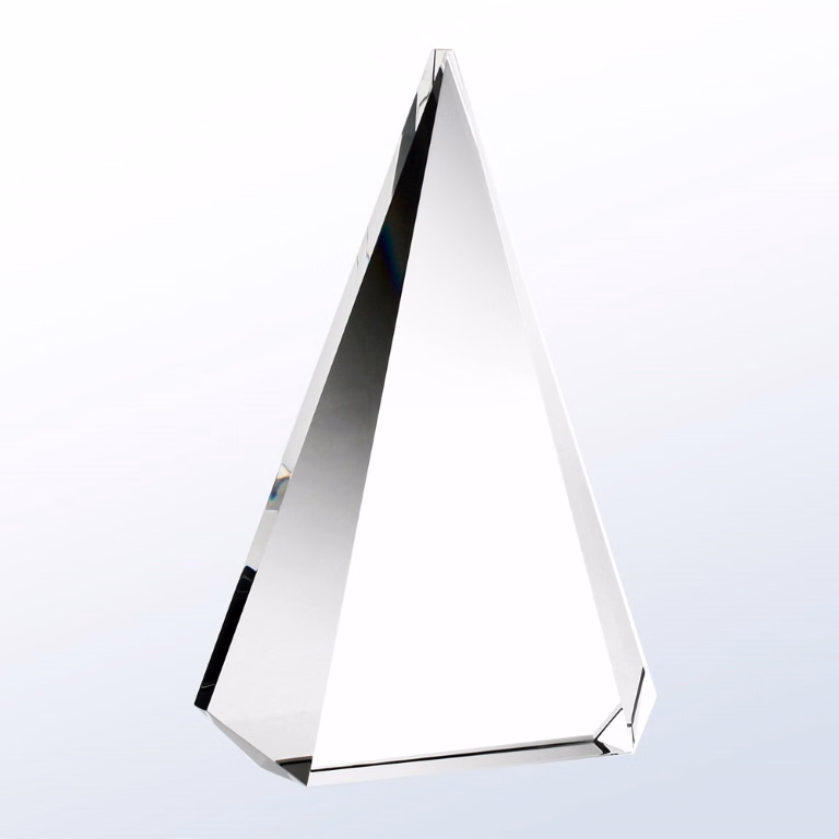 The Majestic Triangle Award - Large Crystal Award