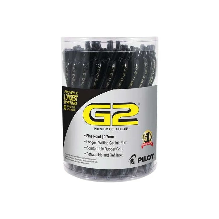 G2 Premium Gel Pens - Black Fine 0.7mm 36 Pack 1