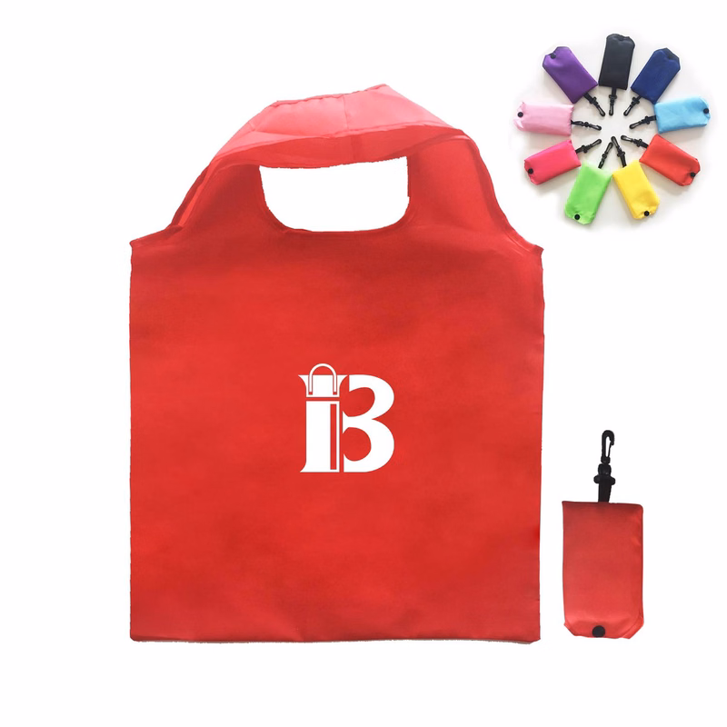 Foldable Eco Friendly Shopping Bag Fits in Pocket