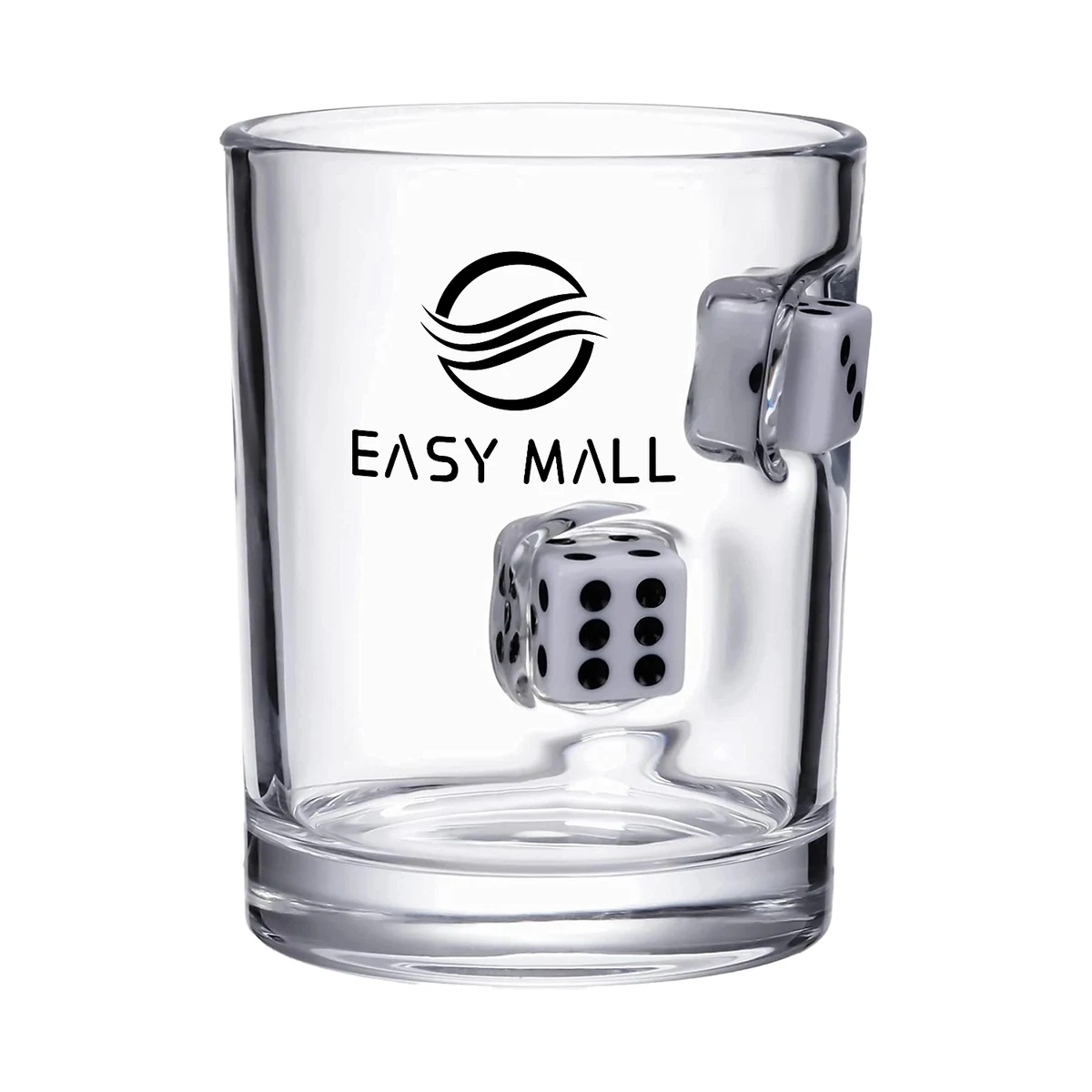 8Oz Stuck In Beer Pint Glass With Dice 1
