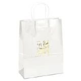 Amber™ - Gloss Shopper - White- Foil Print 1
