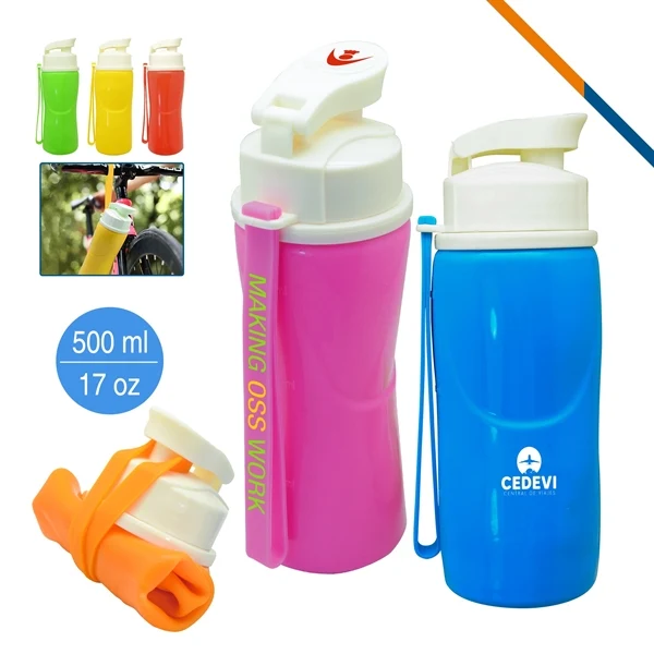 Handy Foldable Water Bottle for Commutes, Fitness and Travel 1