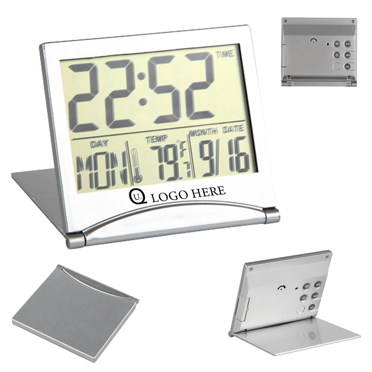 Slim Folding Multifunction Digital Alarm Clock 1