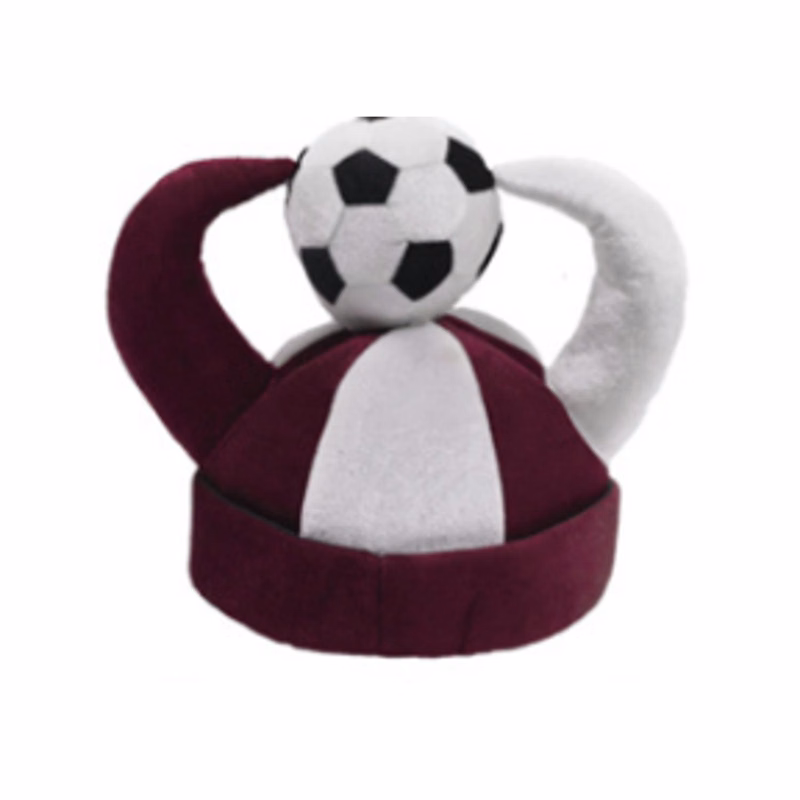 Velvet Soccer Fan Hat