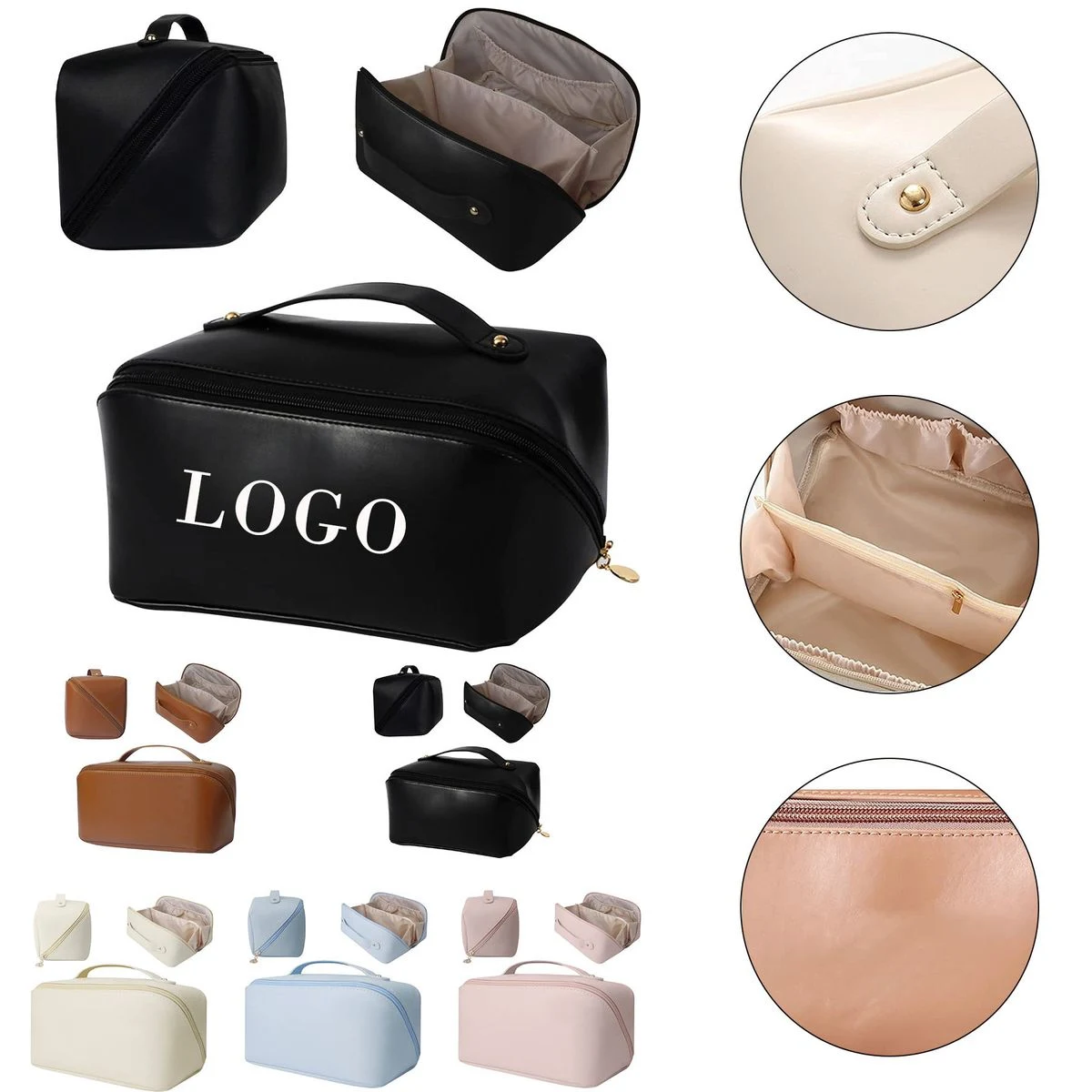 PU Leather Makeup Bag 1