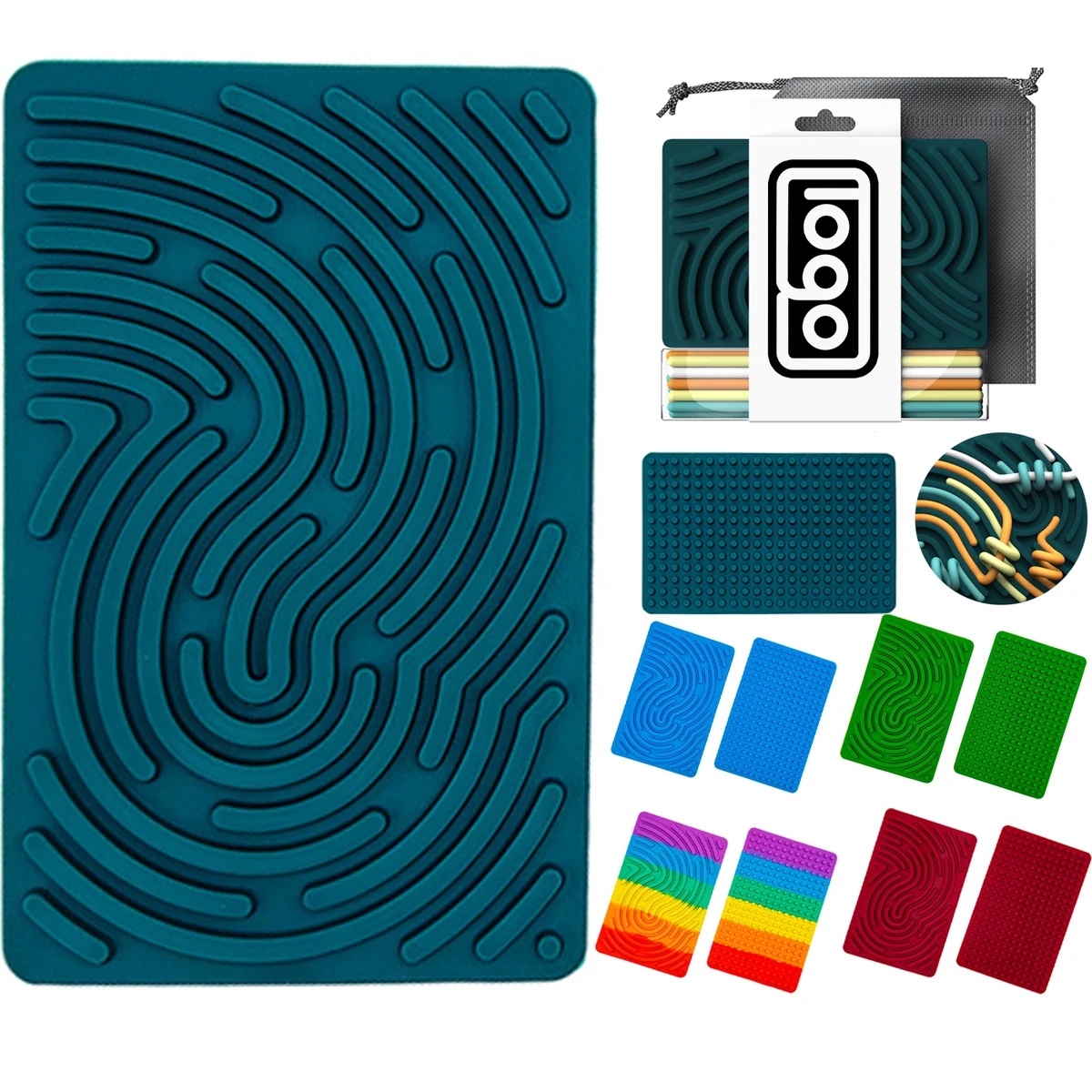 Silicone Sensory Fidget Spiral Board 1