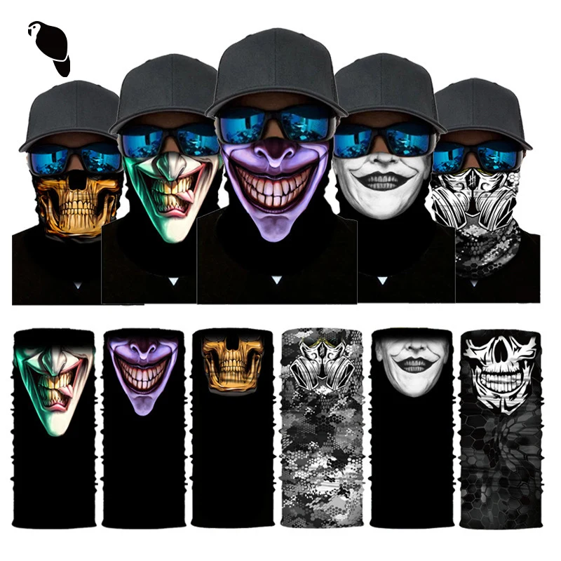 Seamless Tube Skull Bandana Neck Warmer 1