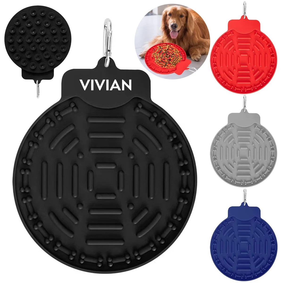 Silicone Slow Feeder Pet Lick Food Mat 1
