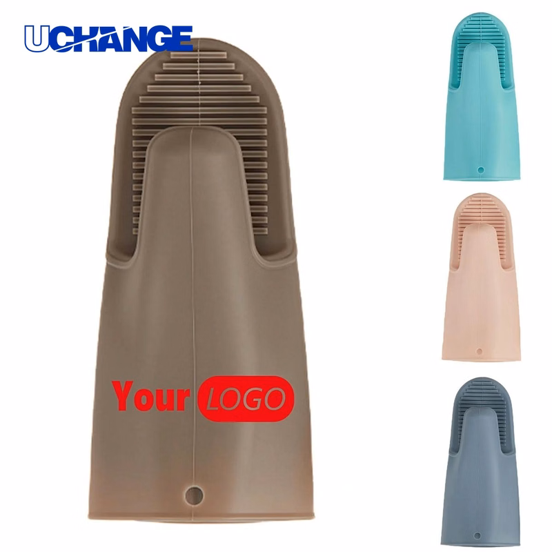 Extended Insulated Silicone Gloves for Kitchen Use