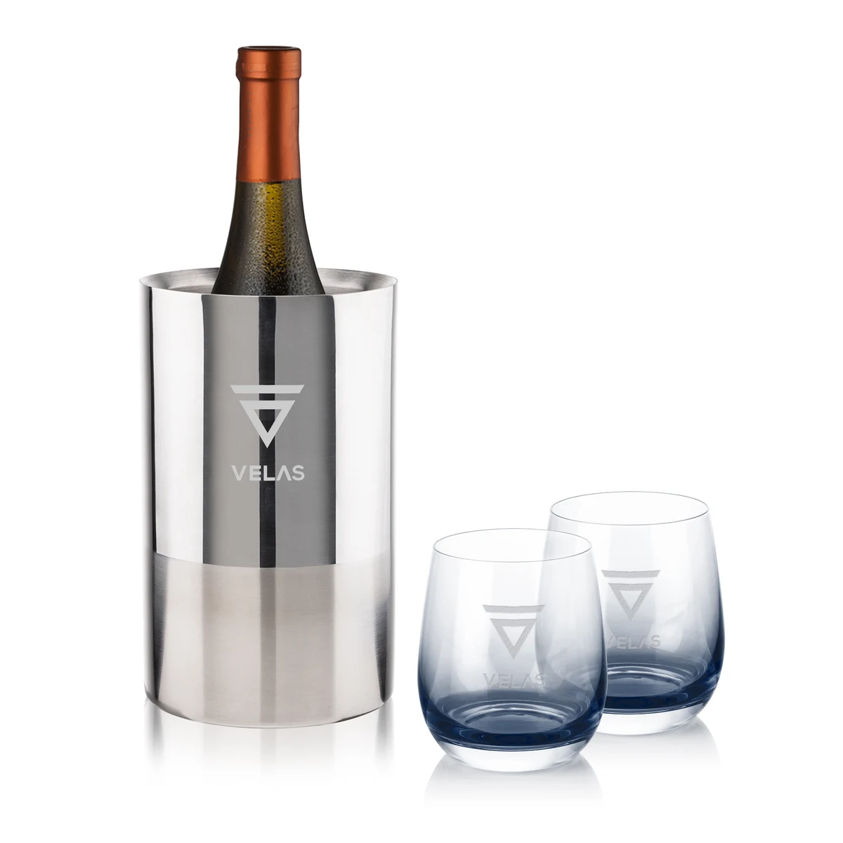 Catania Wine Cooler & Soudan Smoke Stemless Wine 1