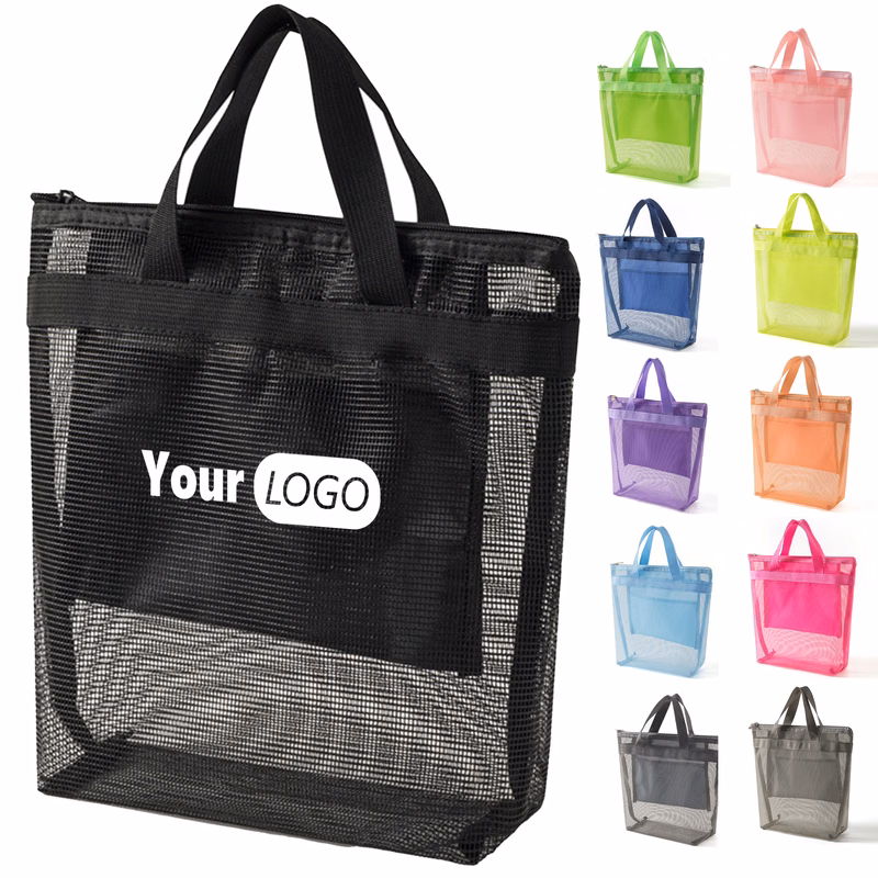 Oxford Portable Grid Beach Tote Bag