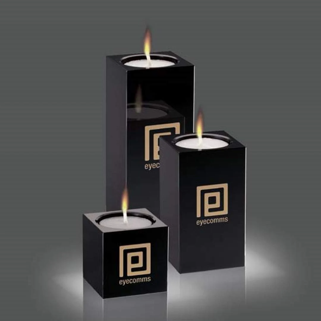 Perth Candleholder - Black (Set of 3) 1