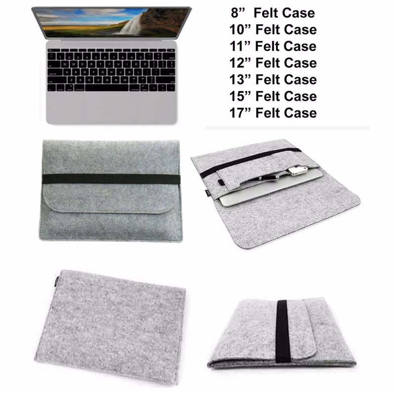 iBank ® 8" Felt Sleeve Case with pocket for Tablet