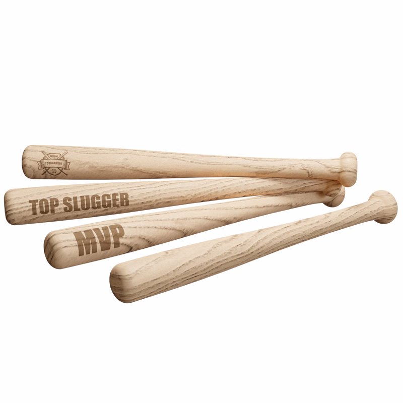 10" Novelty Baseball Bat with Laser Engraving