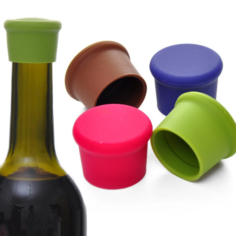Silicone Wine Bottle Lids 1