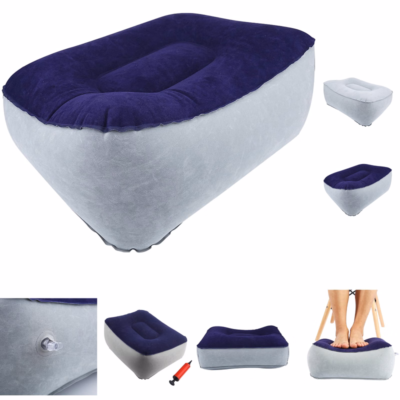 Inflatable Travel Foot Rest Pillow
