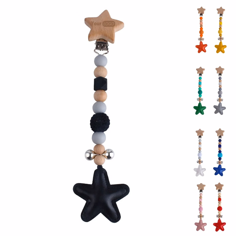 Star Bell Pacifier Chain