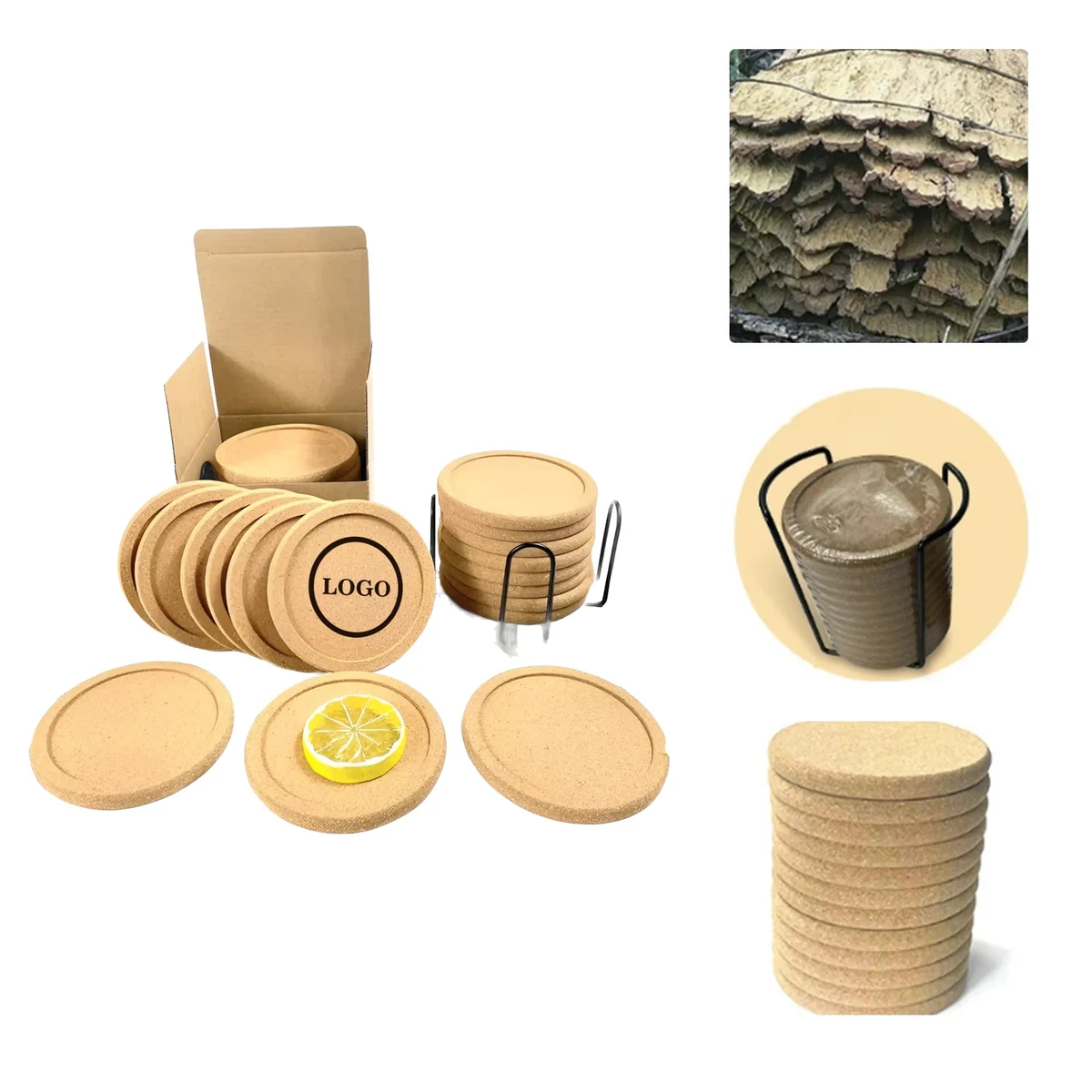 Custom Cork Coaster 1