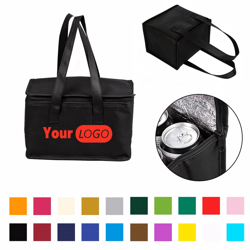MOQ30 Portable Oxford Fabric Handheld Insulated Bag