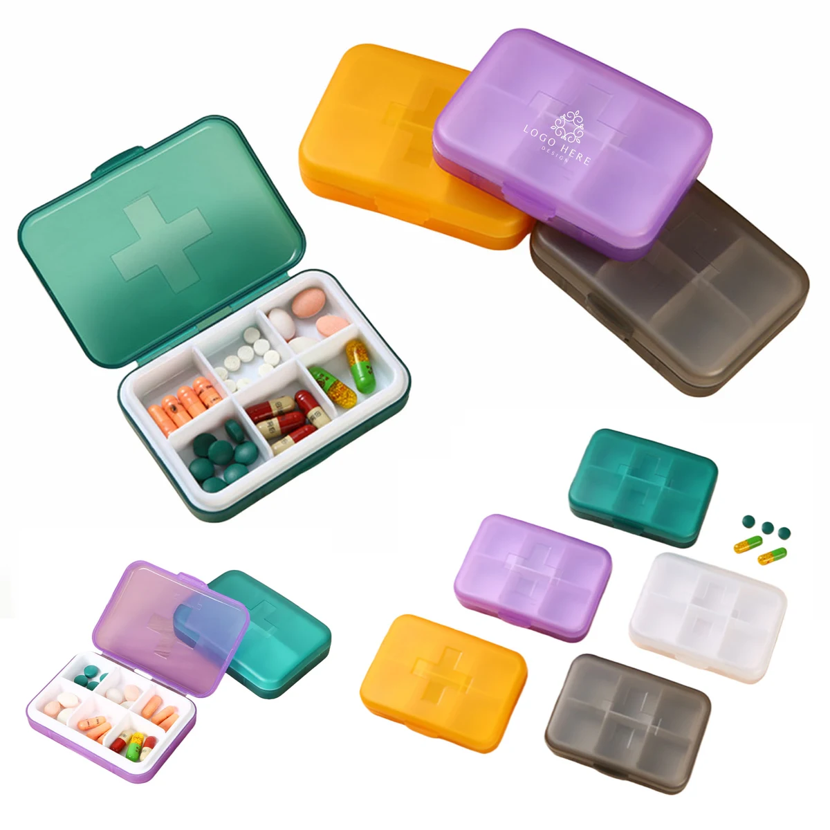 Plastic Pill Storage Box 1