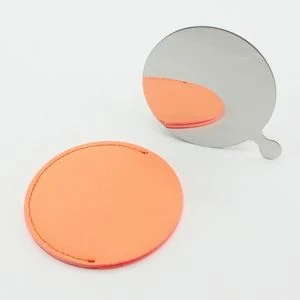 Pu Leather Make-Up Mirror 1