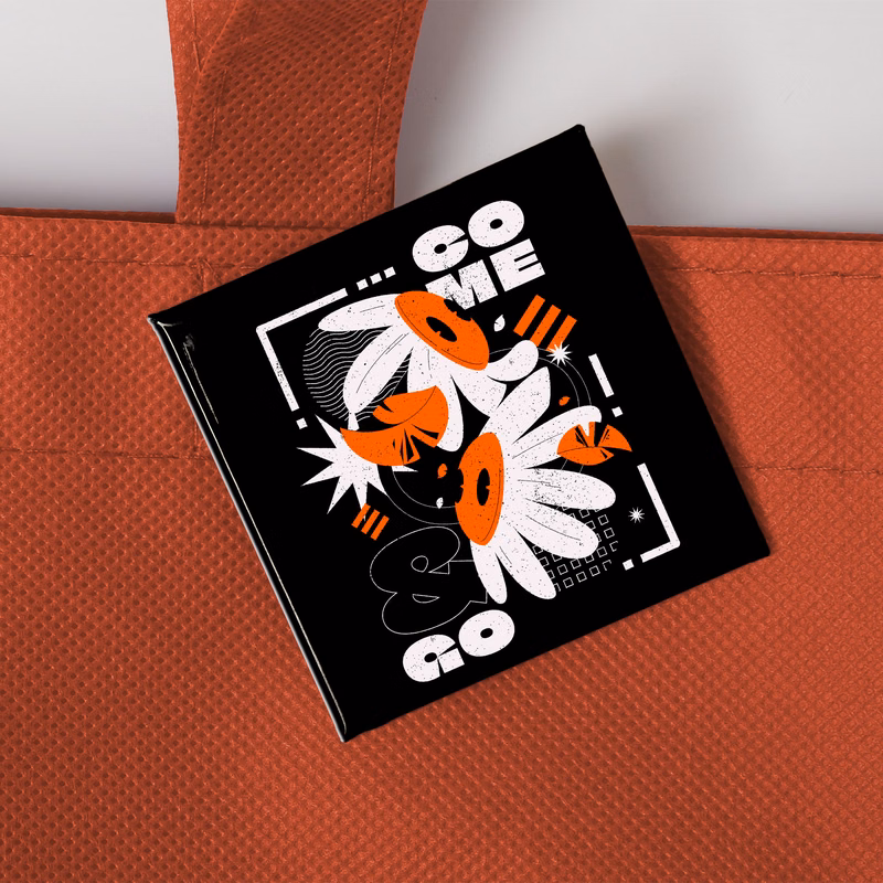 3" Tin Badge: Square