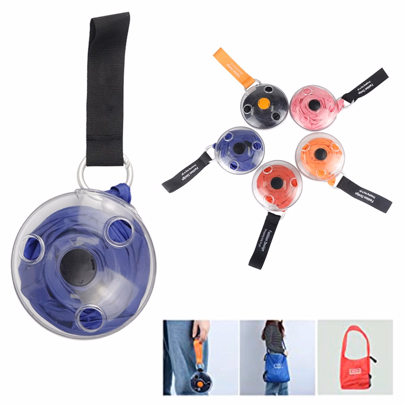Keychain Reusable Roll up Shopping Bag