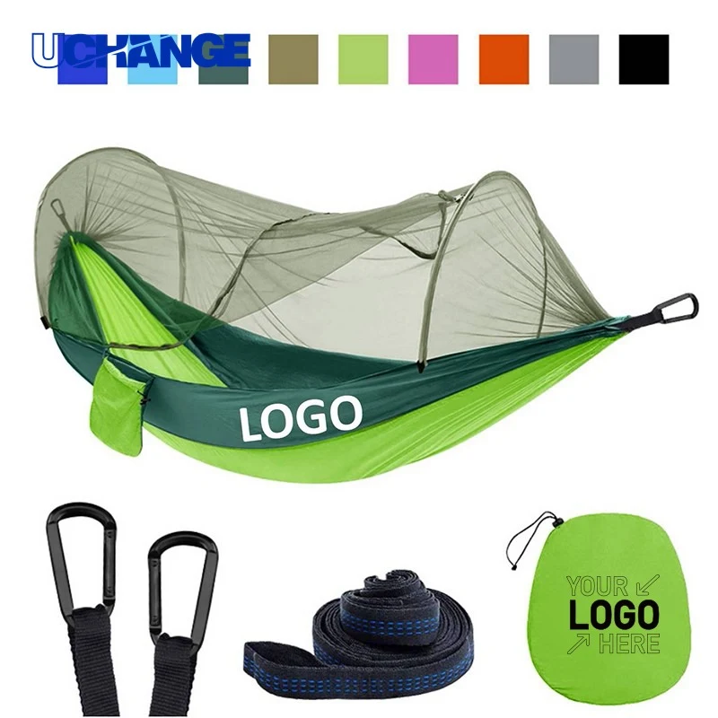 Nylon Hammock with Mosquito Net 1