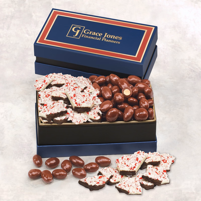 Classic Selection with Chocolate Almonds & Peppermint Bark