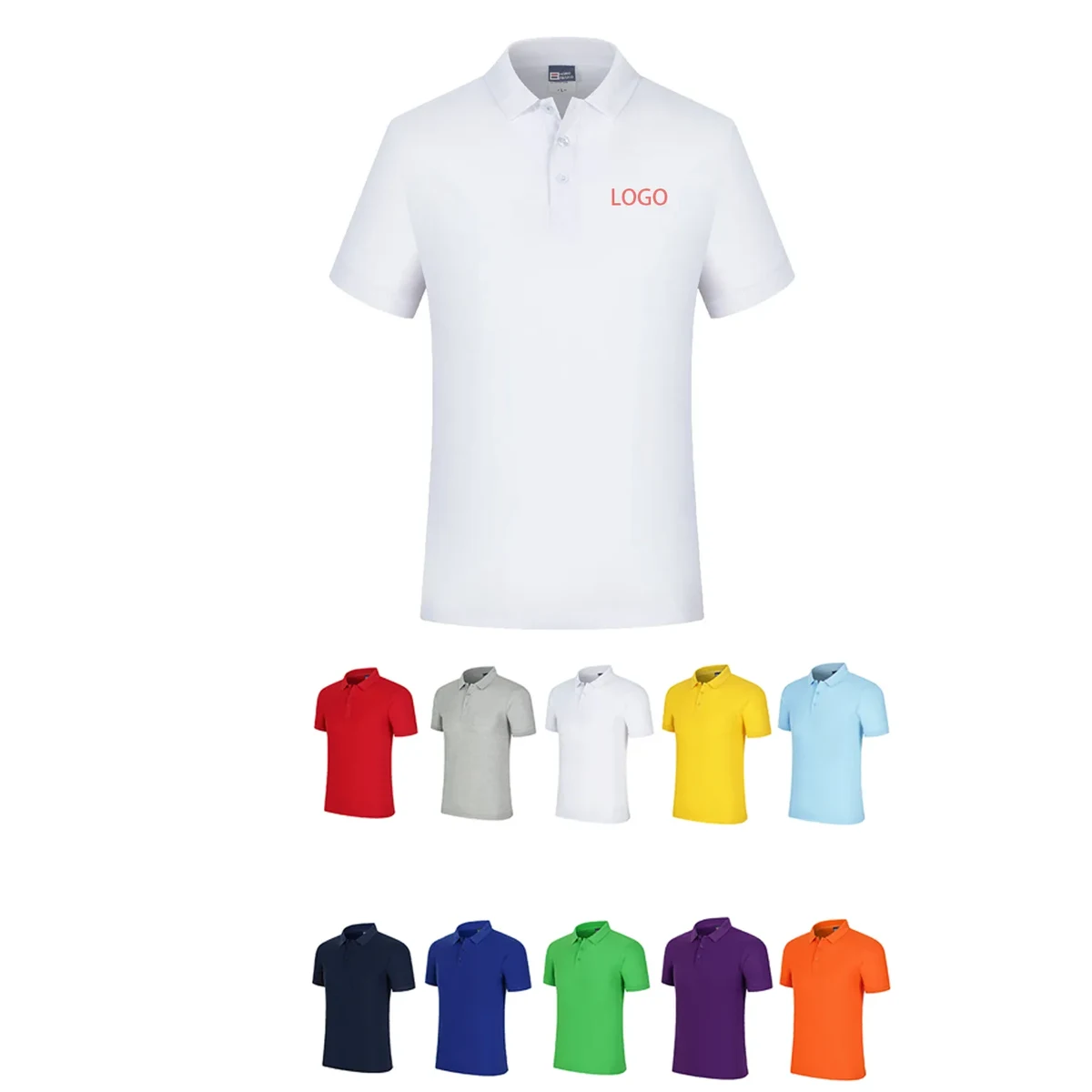 Customized Pure Cotton Summer Polo Shirt 1