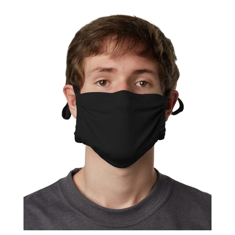Hanes 2-Ply Cotton Pocket Face Mask - MKPKCR 1