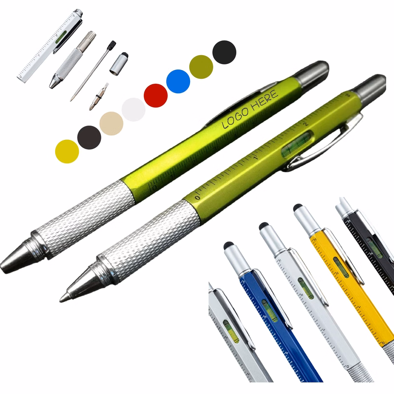 6 in 1 Multi-function Ballpoint Pen