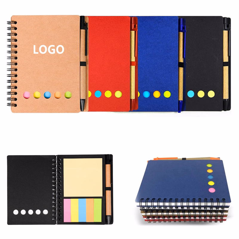 Coil Notepad Sticky Notes Set