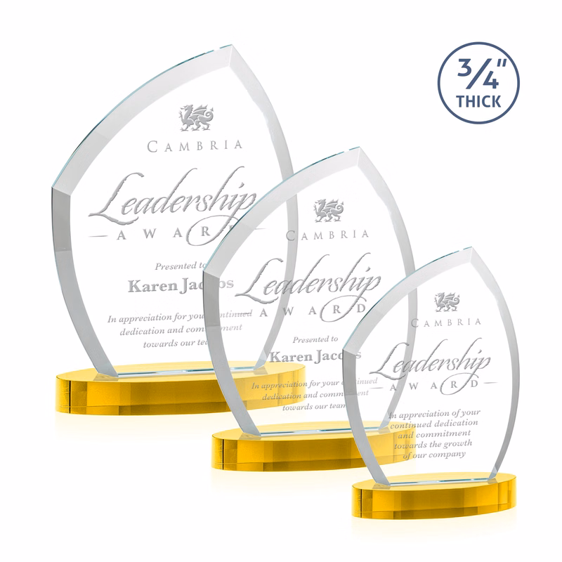 Daltry Award on Alberton Base - Gold